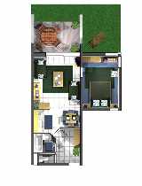 1-Bed - Example of Furniture Layout